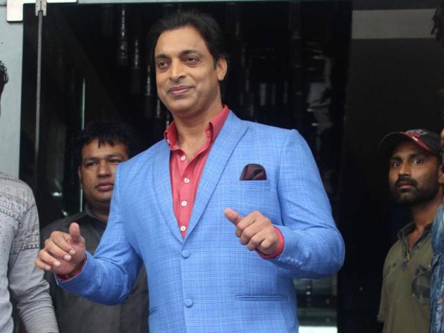 Former Pakistani cricketer Shoaib Akhtar says that he is sure that he and cricketer Harbhajan Singh will have a blast on their show. (Yogen Shah/ HT Photo) Former Pakistani cricketer Shoaib Akhtar says that he is sure that he and cricketer Harbhajan Singh will have a blast on their show. (Yogen Shah/ HT Photo)