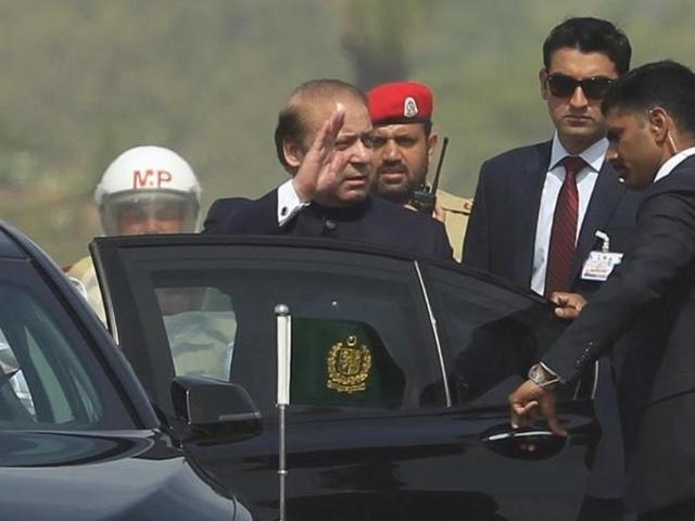 File photo of Prime Minister Nawaz Sharif at the Pakistan Day military parade in Islamabad.(Reuters)