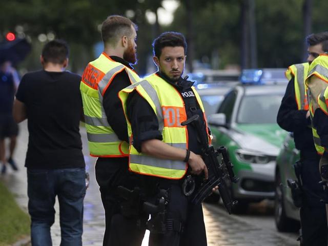 Police secure a street near to the scene of a shooting in Munich, Germany. (REUTERS) Police secure a street near to the scene of a shooting in Munich, Germany. (REUTERS)