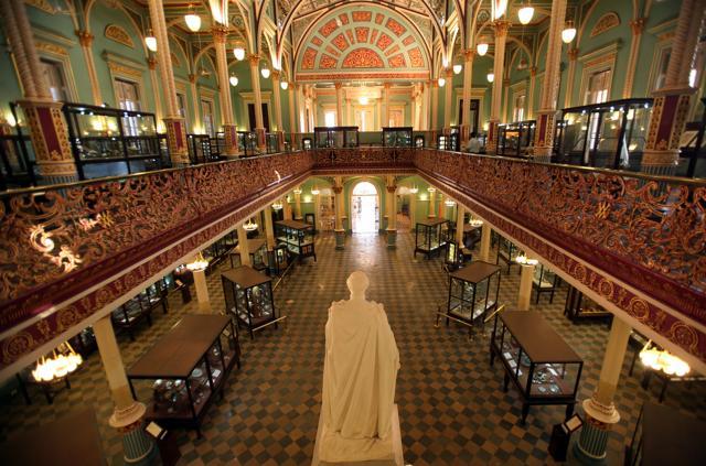 The British set up two great museums, the Victoria and Albert Museum (above), now the Dr Bhau Daji Lad Museum, Byculla (E), in 1855 and the Prince of Wales Museum, now the Chhatrapati Shivaji Maharaj Vastu Sangrahalaya (CSMVS; Fort), in 1922, to encourage the local population to engage with art. (HT Photo)