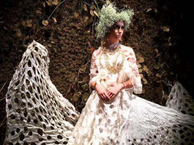 Considering she wanted to add a fantastical mood to her collection, the choice of muted hues seemed apt. (Instagram) 
