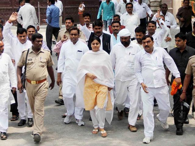 Minister of state for health and family welfare Anupriya Patel condemned Mayawati’s approval of a vicious campaign against ex-BJP leader Dayashankar Singh’s family. (PTI) Minister of state for health and family welfare Anupriya Patel condemned Mayawati’s approval of a vicious campaign against ex-BJP leader Dayashankar Singh’s family. (PTI)