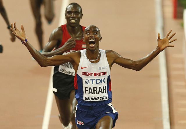 Long distance running, a discipline dominated for so many years by African athletes, has not had the highest of profiles in Britain. But all that changed at London 2012 when Mo Farah became the first Briton to win both the 5,000m and 10,000m. (AP Photo)