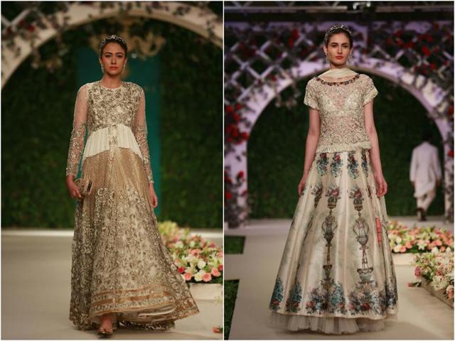 With such exquisite options available now, thanks to our supremely talented designers, it’s time for you to move over the regular and predictable ethnic choices and up your glam quotient. (Amal KS/HT Photo) With such exquisite options available now, thanks to our supremely talented designers, it’s time for you to move over the regular and predictable ethnic choices and up your glam quotient. (Amal KS/HT Photo)