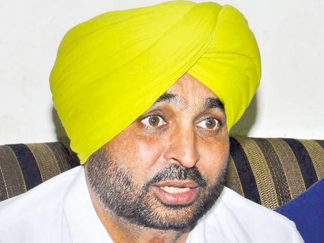 Sangrur MP Bhagwant Mann (HT File Photo) Sangrur MP Bhagwant Mann (HT File Photo)