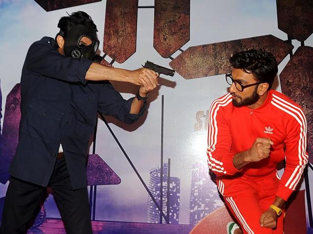 Run baby run! Anil Kapoor aka Jai Singh Rathod is after you, Ranveer Singh. (AFP)