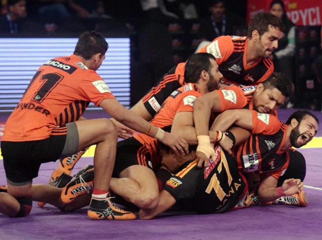 With the Pro Kabaddi League (PKL) bringing in unprecedented amounts of money , organisers are doing everything from banning Whatsapp to keeping a tab on CCTV footage to ensure there is no room for scandals.(PTI) With the Pro Kabaddi League (PKL) bringing in unprecedented amounts of money , organisers are doing everything from banning Whatsapp to keeping a tab on CCTV footage to ensure there is no room for scandals.(PTI)
