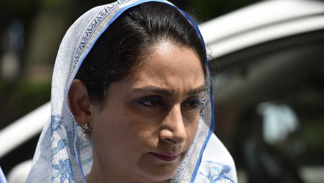Harsimrat Kaur Badal had sought permission of the Chair to speak on Bhagwant Mann’s act. (HT Photo) Harsimrat Kaur Badal had sought permission of the Chair to speak on Bhagwant Mann’s act. (HT Photo)