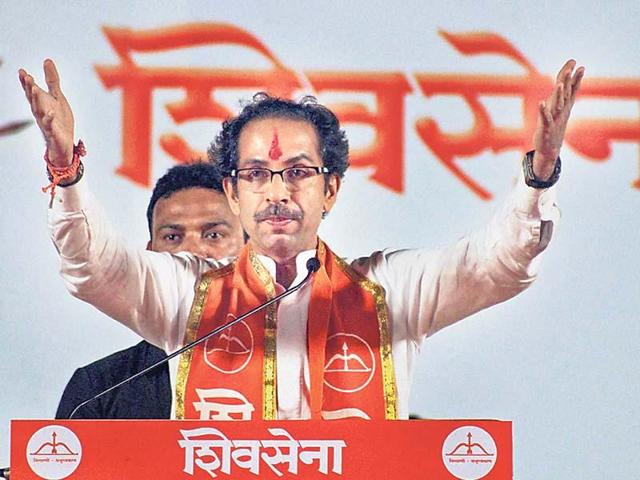 Shiv Sena chief Uddhav Thackeray addresses a party rally in Mumbai. (File Photo) Shiv Sena chief Uddhav Thackeray addresses a party rally in Mumbai. (File Photo)