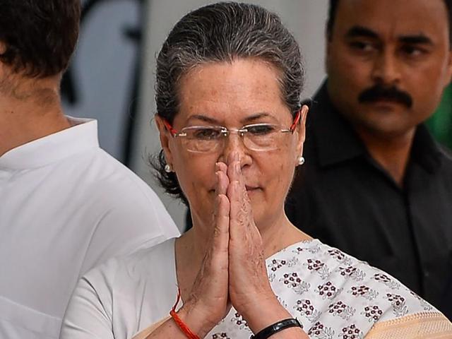 Congress president Sonia Gandhi during the launch of poll campaign in Uttar Pradesh, in New Delhi. (PTI Photo) Congress president Sonia Gandhi during the launch of poll campaign in Uttar Pradesh, in New Delhi. (PTI Photo)
