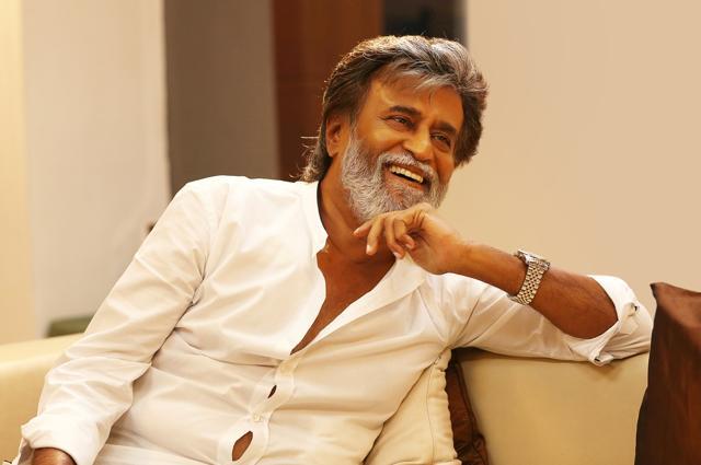 Actor Rajinikanth in a still from the film, Kabali.