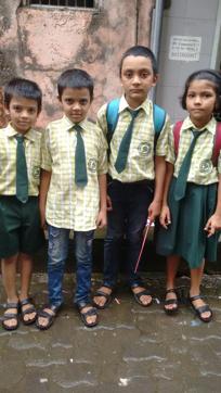 The students from the school. (HT) The students from the school. (HT)