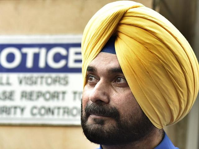 Former BJP leader Navjot Singh Sidhu speaks during a press Conference, for the first time after he resigned from the Upper House at his residence in New Delhi on Monday.(Raj K Raj / HT Photo) Former BJP leader Navjot Singh Sidhu speaks during a press Conference, for the first time after he resigned from the Upper House at his residence in New Delhi on Monday.(Raj K Raj / HT Photo)