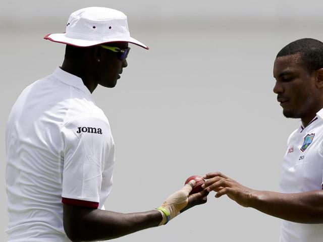 West Indies captain Jason Holder (left) says the young squad needs time to settle down. (AP) West Indies captain Jason Holder (left) says the young squad needs time to settle down. (AP)