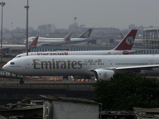 Airport sources said that flight crew sought permission from the Mumbai air traffic control (ATC) to land on priority as per protocol. (File photo for representational purpose only) Airport sources said that flight crew sought permission from the Mumbai air traffic control (ATC) to land on priority as per protocol. (File photo for representational purpose only)