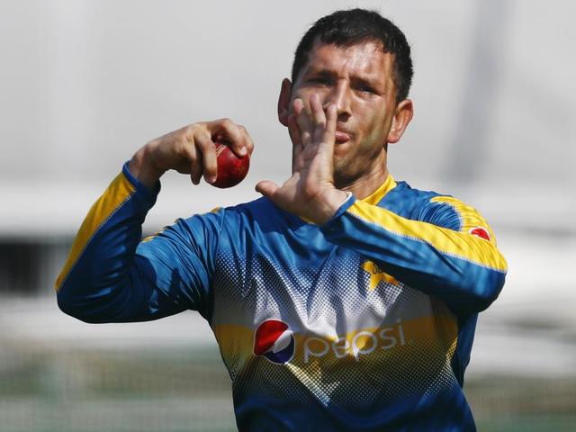 Pakistan's Yasir Shah bowls during nets. (Reuters Photo) Pakistan's Yasir Shah bowls during nets. (Reuters Photo)