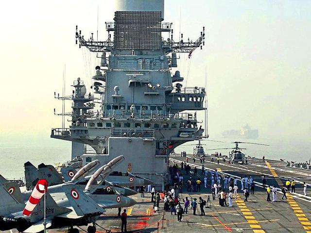 File photo of MiG-29 K fighter plane at the Naval Base INS Hansa in Goa. The Russian-origin warplanes were being accepted despite a string of discrepancies, says CAG in a report tabled in Parliament. (PTI Photo) File photo of MiG-29 K fighter plane at the Naval Base INS Hansa in Goa. The Russian-origin warplanes were being accepted despite a string of discrepancies, says CAG in a report tabled in Parliament. (PTI Photo)