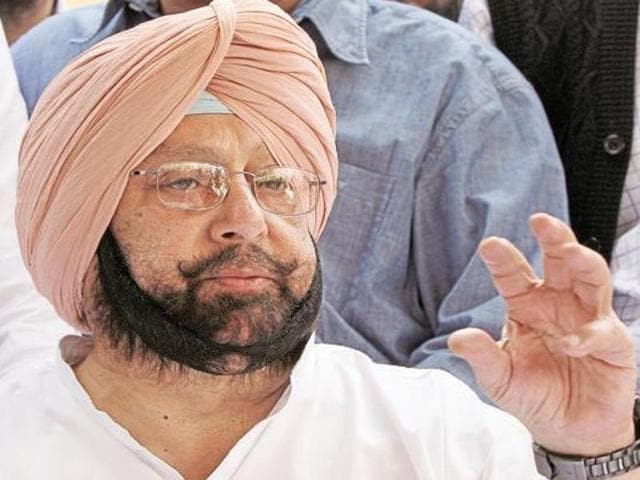 Punjab Pradesh Congress Committee (PPCC) president Capt Amarinder Singh. (HT File Photo) Punjab Pradesh Congress Committee (PPCC) president Capt Amarinder Singh. (HT File Photo)