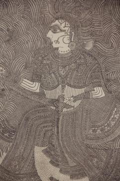 A painting of Jogini Mata. (Photo courtesy: Artisans’, Kala Ghoda )