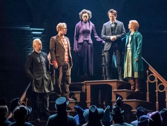 The main players of the Battle of Hogwarts: Harry, Ron, Hermione, Ginny and even Draco. (Twitter) 