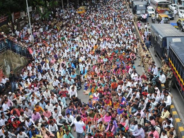 Cities by their very nature are home to large protests. (Bhushan Koyande) Cities by their very nature are home to large protests. (Bhushan Koyande)