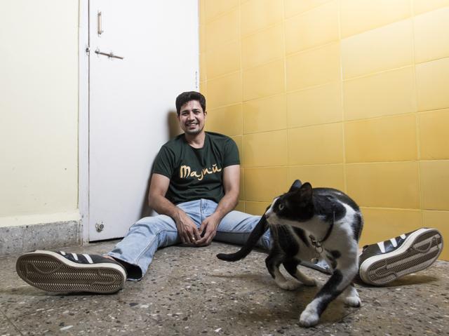 It was his friend, actor Kunal Khemu, who initially showed him a few videos by TVF. He thought the content was great and texted Nidhi Bisht (casting director) (aalok soni/Hindustan Times) It was his friend, actor Kunal Khemu, who initially showed him a few videos by TVF. He thought the content was great and texted Nidhi Bisht (casting director) (aalok soni/Hindustan Times)