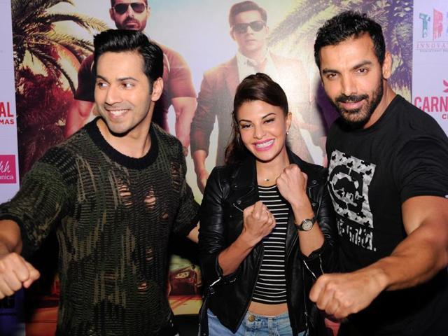 Producer Sajid Nadiadwala refused Jacqueline Fernandez, John Abraham and Varun Dhawan from attending the show. (HT Photo) Producer Sajid Nadiadwala refused Jacqueline Fernandez, John Abraham and Varun Dhawan from attending the show. (HT Photo)