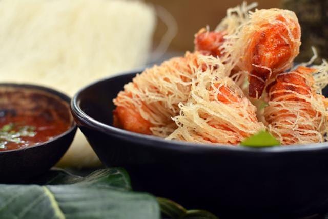Crisp, Thread Chicken India Jones. (Photo courtesy: Trident, Nariman point) Crisp, Thread Chicken India Jones. (Photo courtesy: Trident, Nariman point)