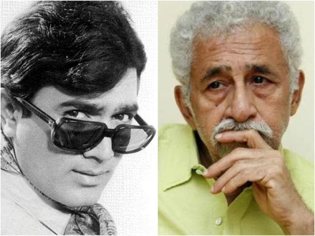 Rajesh Khanna and Naseeruddin Shah were contemporaries, each known for creating his own distinct brand of cinema.(Facebook)