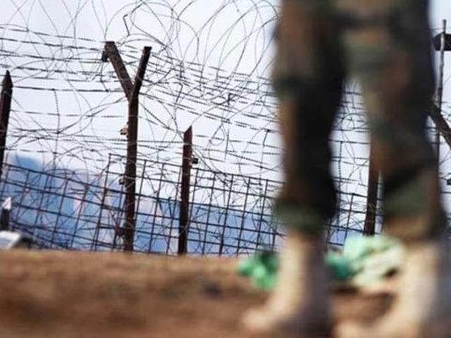 A soldier patrols near the line of control in Mendhar, Poonch district. (AP File Photo) A soldier patrols near the line of control in Mendhar, Poonch district. (AP File Photo)