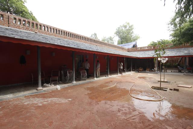 Finishing touches are being given to the museum which will be inaugurated on July 30 by CM Arvind Kejriwal. (Sanchit Khanna /HT Photo)