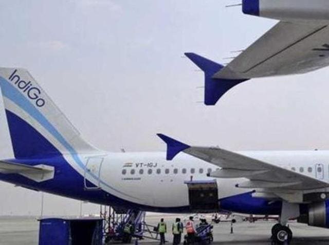 A file photo of IndiGo Airlines A320 aircraft parked on the tarmac at Bengaluru International Airport in Bangalore. (Reuters Photo) A file photo of IndiGo Airlines A320 aircraft parked on the tarmac at Bengaluru International Airport in Bangalore. (Reuters Photo)