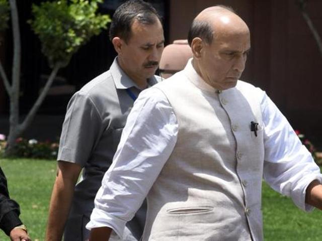 Rajnath Singh will visit Pakistan in August to attend SAARC meeting. (HT File Photo) Rajnath Singh will visit Pakistan in August to attend SAARC meeting. (HT File Photo)