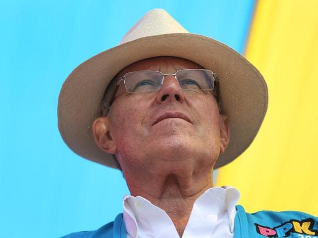 In this May 3, 2016 file photo, presidential candidate Pedro Pablo Kuczynski looks out at his supporters during a rally on the outskirts of Lima, Peru. (AP File Photo) In this May 3, 2016 file photo, presidential candidate Pedro Pablo Kuczynski looks out at his supporters during a rally on the outskirts of Lima, Peru. (AP File Photo)