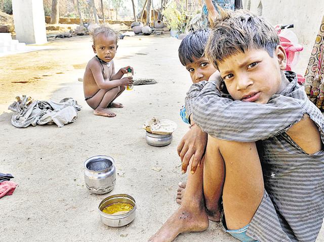 More than 15% of children suffering from severely acute malnutrition are from the rural areas of the state. (HT File Photo) More than 15% of children suffering from severely acute malnutrition are from the rural areas of the state. (HT File Photo)