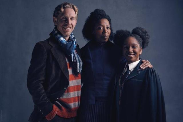 Paul Thornley, Noma Dumezweni and Cherrelle Skeete play Ron, Hermione and Rose. (Pottermore) Paul Thornley, Noma Dumezweni and Cherrelle Skeete play Ron, Hermione and Rose. (Pottermore)