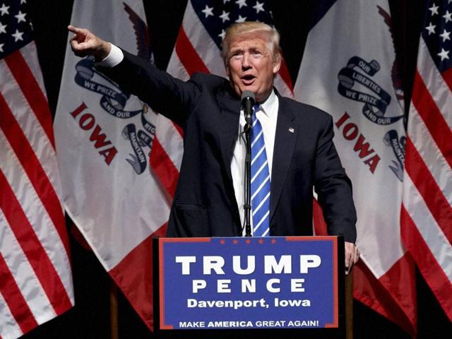 Republic presidential candidate Donald Trump has struggled to raise money. The candidate who raised more money by July won the past four presidential elections.(AP) Republic presidential candidate Donald Trump has struggled to raise money. The candidate who raised more money by July won the past four presidential elections.(AP)