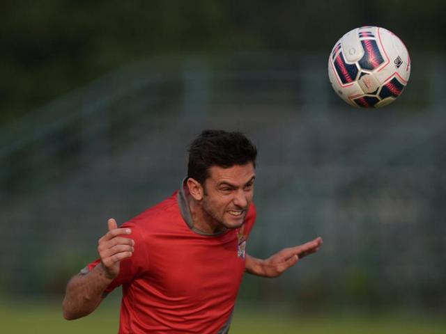 Portuguese player for Indian football team Atletico de Kolkata Helder Postiga takes part in a training session in Kolkata.(AFP File Photo) Portuguese player for Indian football team Atletico de Kolkata Helder Postiga takes part in a training session in Kolkata.(AFP File Photo)
