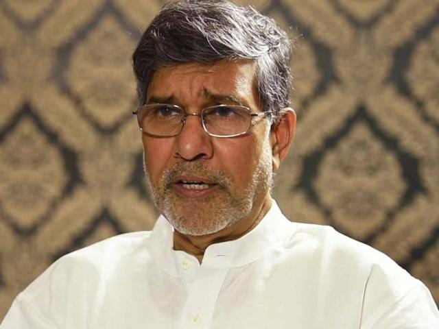 Nobel Peace Prize winner Kailash Satyarthi says children of any age, under the garb of family enterprises, can now be legally made to work in hazardous places like brick kilns, slaughter houses, beedi factories and glass furnaces.(Raj K Raj/ HT Photo)