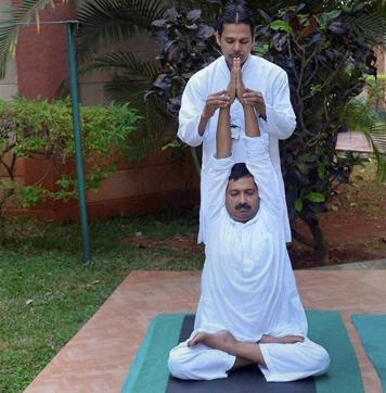 Delhi chief minister Arvind Kejriwal in a yoga session in Bengaluru in March last year. (PTI File Photo) Delhi chief minister Arvind Kejriwal in a yoga session in Bengaluru in March last year. (PTI File Photo)