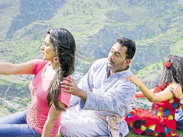 A still from Badri-The Cloud film being shot in Uttarakhand. A still from Badri-The Cloud film being shot in Uttarakhand.