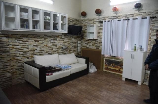 View of Brazilian drug trafficker Jarvis Chimenes Pavao's cell at Tacumbu prison. (AFP) View of Brazilian drug trafficker Jarvis Chimenes Pavao's cell at Tacumbu prison. (AFP)