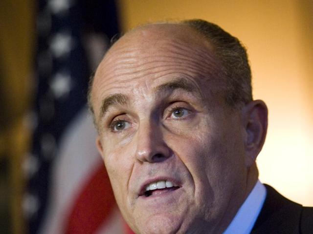 Giuliani said the policy of Republican presidential nominee Donald Trump, if he comes to power, should be to ensure that there is enough American troops in Afghanistan so that “we can interfere and eventually eliminate people” who are planning to come to the US and the west to kill people. (AP) Giuliani said the policy of Republican presidential nominee Donald Trump, if he comes to power, should be to ensure that there is enough American troops in Afghanistan so that “we can interfere and eventually eliminate people” who are planning to come to the US and the west to kill people. (AP)