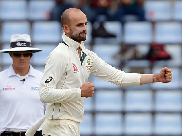 Australia's Nathan Lyon (centre) took just five wickets in the first Test against hosts Sri Lanka. In contrast, Rangana Herath took nine, again emphasising the need for a wicket-taking spinner in the Aussies’ ranks. (AFP) Australia's Nathan Lyon (centre) took just five wickets in the first Test against hosts Sri Lanka. In contrast, Rangana Herath took nine, again emphasising the need for a wicket-taking spinner in the Aussies’ ranks. (AFP)