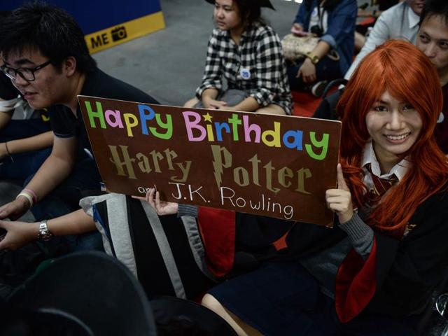 A cosplayer dressed as Ginny Weasley at the launch of the book in Bangkok. (AFP) A cosplayer dressed as Ginny Weasley at the launch of the book in Bangkok. (AFP)