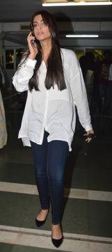 Sonam Kapoor at the prayer meet . (Yogen Shah )
