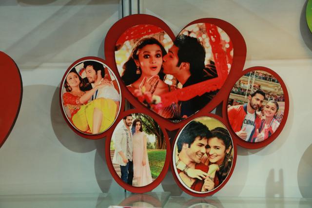 A photo collage of Varun Dhawan at the Gifts World Expo. (Amal KS/HT Photo)