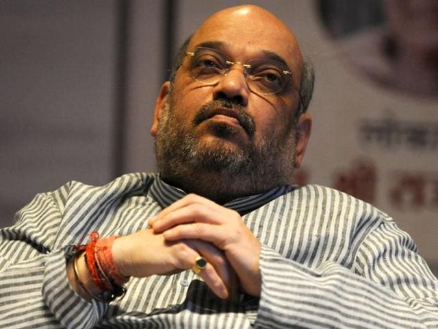 Supreme Court dismissed a plea challenging discharge of BJP president Amit Shah in Sohrabuddin Sheikh fake encounter case.(HT File Photo)