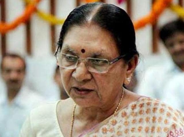 Gujarat chief minister Anandiben Patel has offered to resign to make way for a “fresh face” in Gujarat elections.(PTI File Photo)