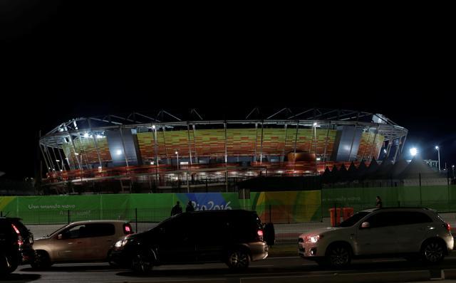 Cars drive in front of 2016 Rio Olympic Park in Rio de Janeiro, Brazil. (Reuters Photo) Cars drive in front of 2016 Rio Olympic Park in Rio de Janeiro, Brazil. (Reuters Photo)
